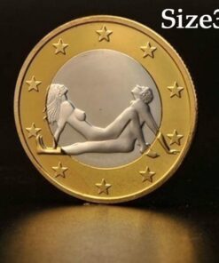 Sexy Coins Replica Gold Coin Decorative Meta Gold Plated Souvenir Coin