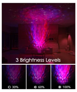 6 Colors Ocean Water Wave Lights