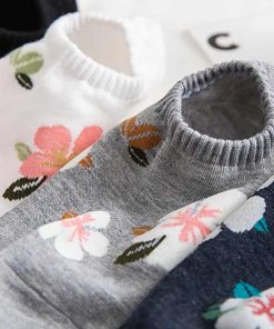 Shallow Mouth Breathable Ladies Socks