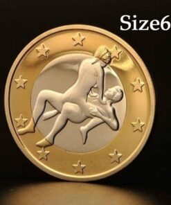 Sexy Coins Replica Gold Coin Decorative Meta Gold Plated Souvenir Coin