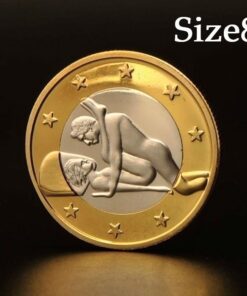 Sexy Coins Replica Gold Coin Decorative Meta Gold Plated Souvenir Coin