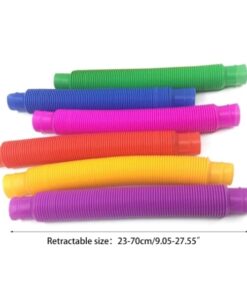 Colorful Plastic Pop Tube