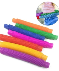 Colorful Plastic Pop Tube