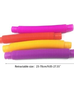 Colorful Plastic Pop Tube