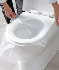 Biodegradable Disposable Plastic Toilet Seat Cover (50 PCS)