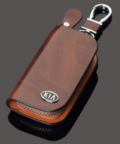 Leather Wood,CAR KEY CASE