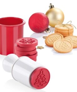 Non-Stick Cookie Stamp and Cutter