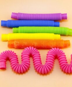 Colorful Plastic Pop Tube