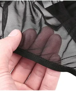 Merry See Leather Onden Zipper Sexy Panties