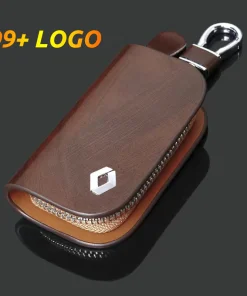 Leather Wood,CAR KEY CASE