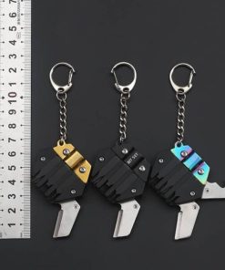 Multifunctional Hexagon Outdoor Keychain Tool