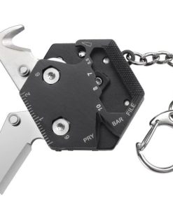 Multifunctional Hexagon Outdoor Keychain Tool