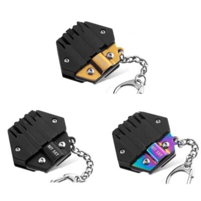 Multifunctional Hexagon Outdoor Keychain Tool
