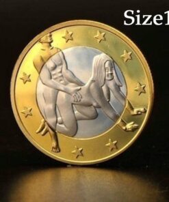 Sexy Coins Replica Gold Coin Decorative Meta Gold Plated Souvenir Coin