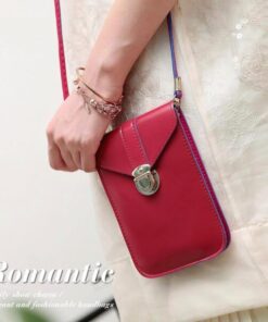 Touchable Leather Change Phone Bag