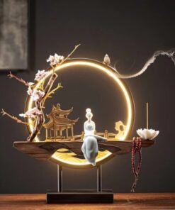 Handmade Fairy Lady Waterfall Backflow Incense Burner