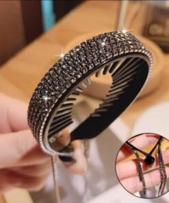 Rhinestone Hairpin Horsetail Clip