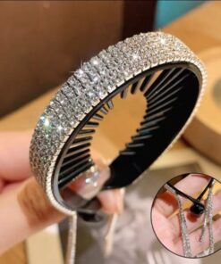 Rhinestone Hairpin Horsetail Clip
