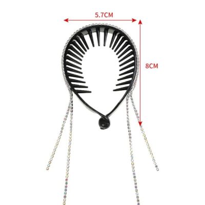 Rhinestone Hairpin Horsetail Clip