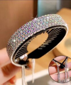 Rhinestone Hairpin Horsetail Clip