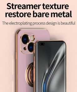 iPhone 11 12 13 Magnetic Ring Holder Case