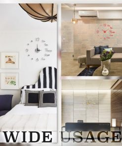 3D Luminous Frameless Wall Clock Set