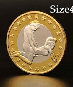 Sexy Coins Replica Gold Coin Decorative Meta Gold Plated Souvenir Coin
