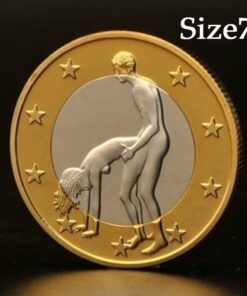 Sexy Coins Replica Gold Coin Decorative Meta Gold Plated Souvenir Coin