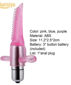 Soft TPE Adult Anal Plug With Handle