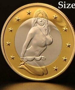 Sexy Coins Replica Gold Coin Decorative Meta Gold Plated Souvenir Coin