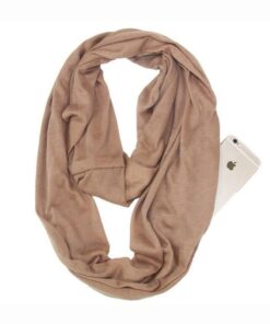 Anti Theft Scarf with Pocket