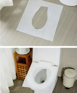 Biodegradable Disposable Plastic Toilet Seat Cover (50 PCS)