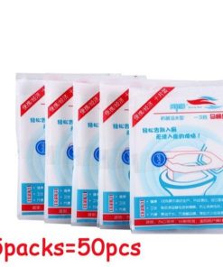 Biodegradable Disposable Plastic Toilet Seat Cover (50 PCS)