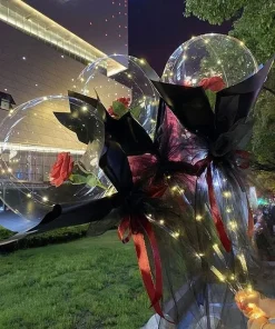 LED Luminous Balloon Rose Bouquet