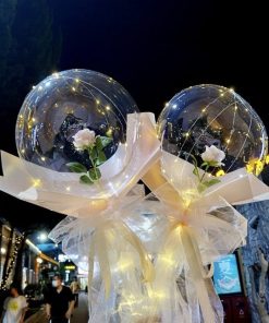 LED Luminous Balloon Rose Bouquet