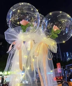 LED Luminous Balloon Rose Bouquet