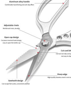 Heavy-Duty Professional Kitchen Scissors