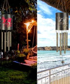Animal Metal Wind Chime Lamp