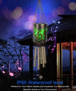 Animal Metal Wind Chime Lamp