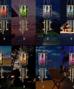 Animal Metal Wind Chime Lamp