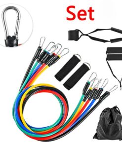 11pcs 150LBS Resistance Booty Tubes Set