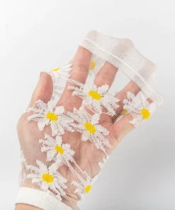 Translucent Daisy Socks