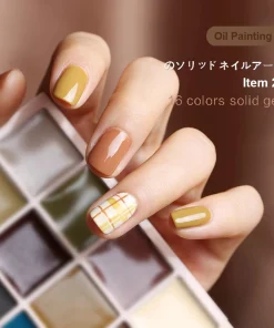 Shyan Color Solid Canned Nail Polish Gel