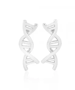 DNA Helix Earrings Studs