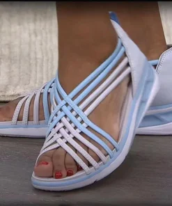 Women's Sports Braided Fish Mouth Sandals