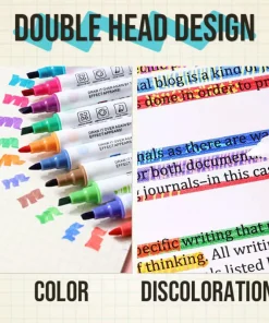 Magic Double Head Color Changing Fluorescent Pen Set