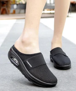 Air Cushion Slip-On Flat Sandals