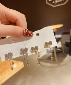 Bow Diamond Earrings