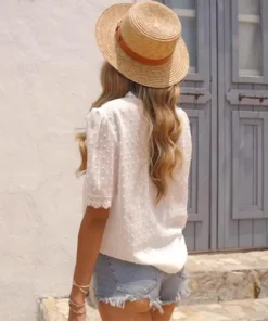 Sexy Lace V Neck Top