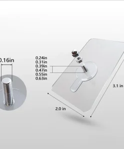 Punch-Free Non-Marking Screw Stickers